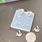 Bat &#x26; Moon Scary Moonlight Earrings Stud Silicone Mold(A5)